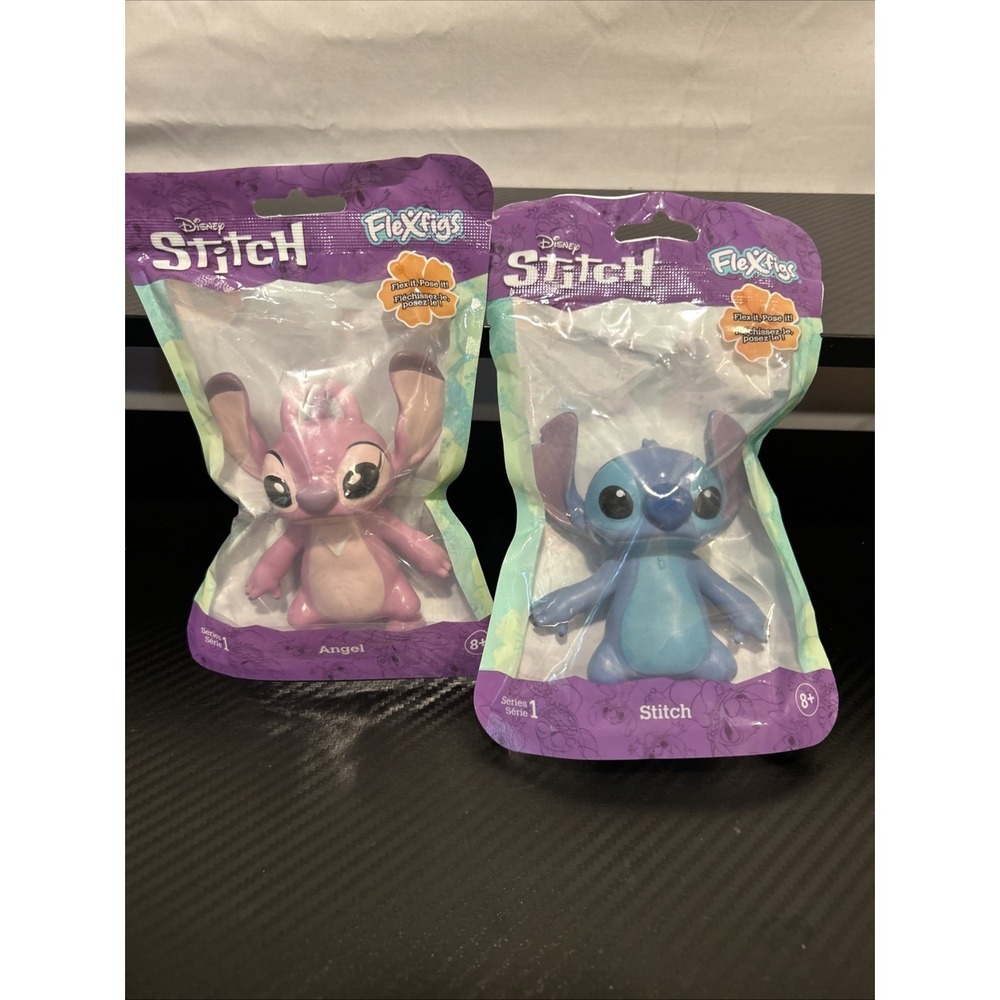 Flexfigs Disney‎ Lilo & Stitch 4" Figure - Stitch & Angel - New